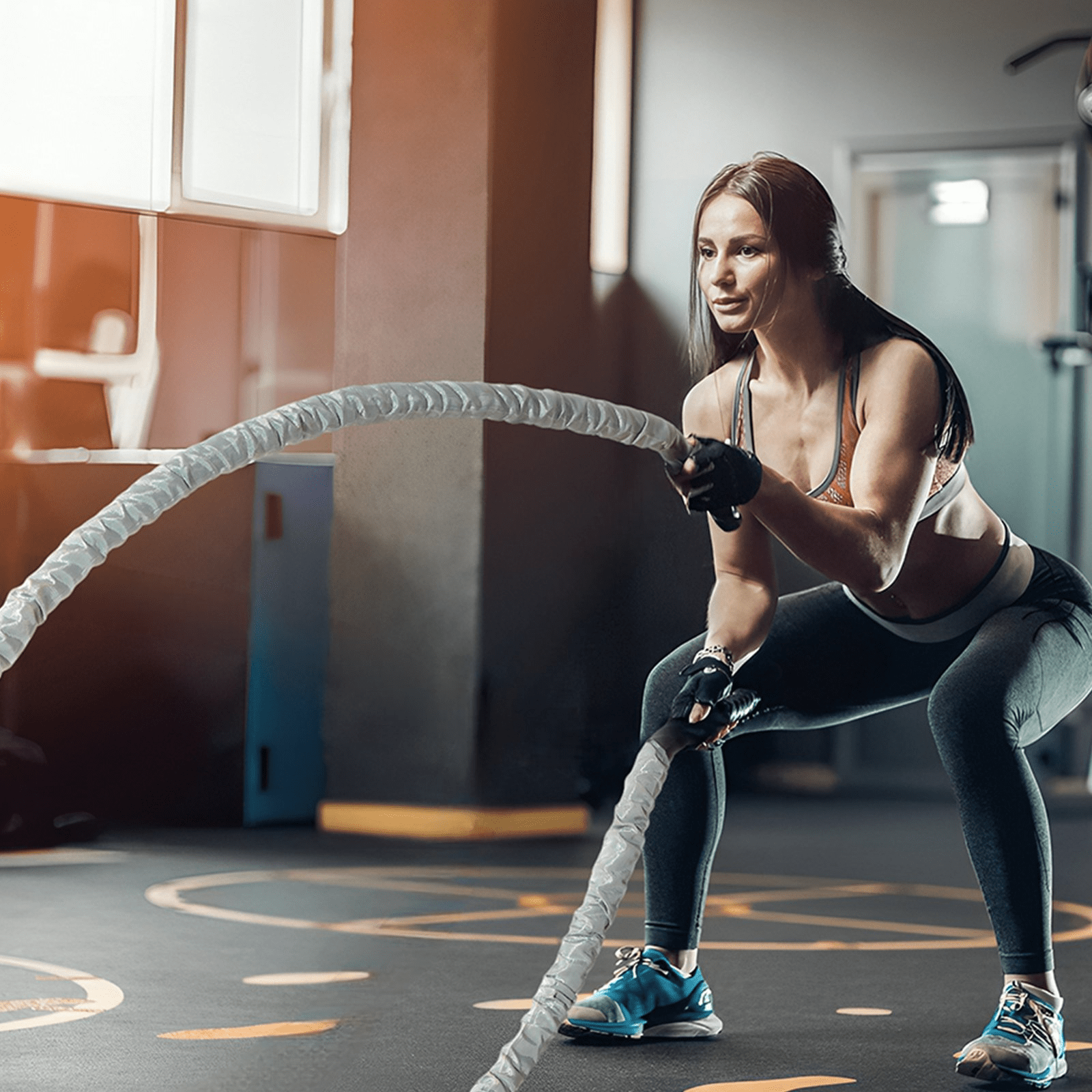 VEVOR Battle Rope 1.5" 30Ft Gym Workout Strength Training Exercise Fitness Rope - GNS Beauty & Personal Care