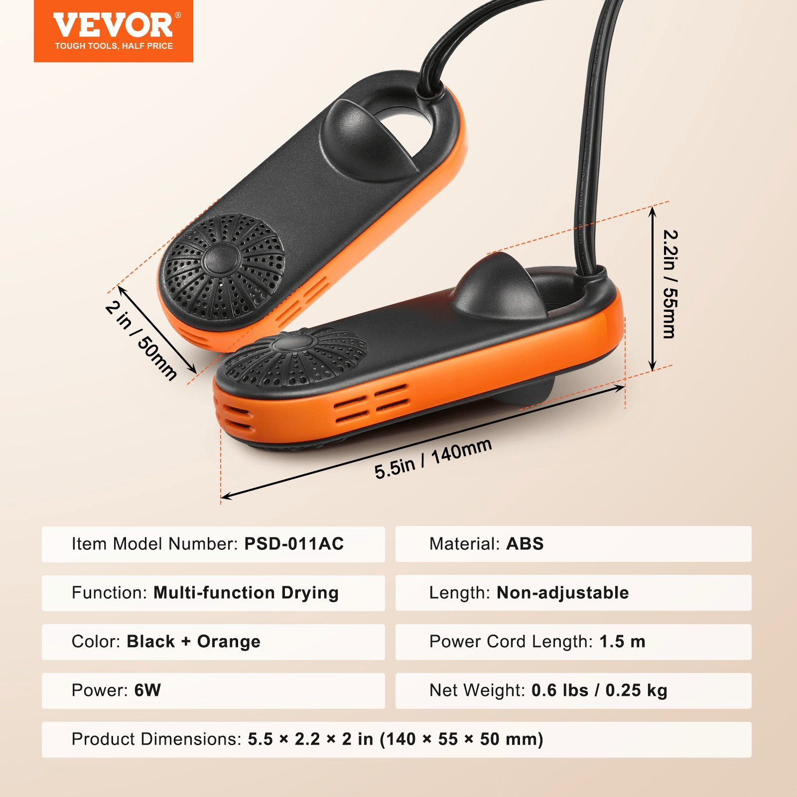 VEVOR Boot & Shoe Dryer – Compact Power for Dry, Fresh Footwear - GNS Beauty & Personal Care