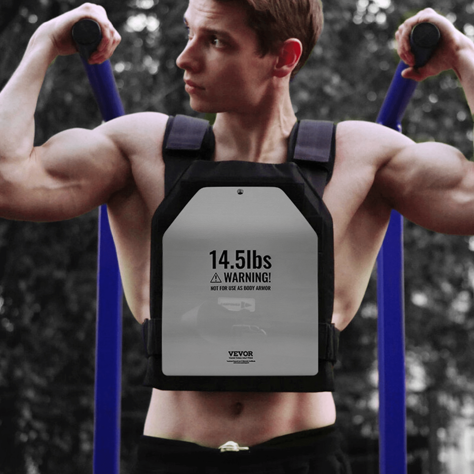 VEVOR Curved Weight Vest Plates - 2x 14.5 LB Plates for Strength Training - GNS Beauty & Personal Care