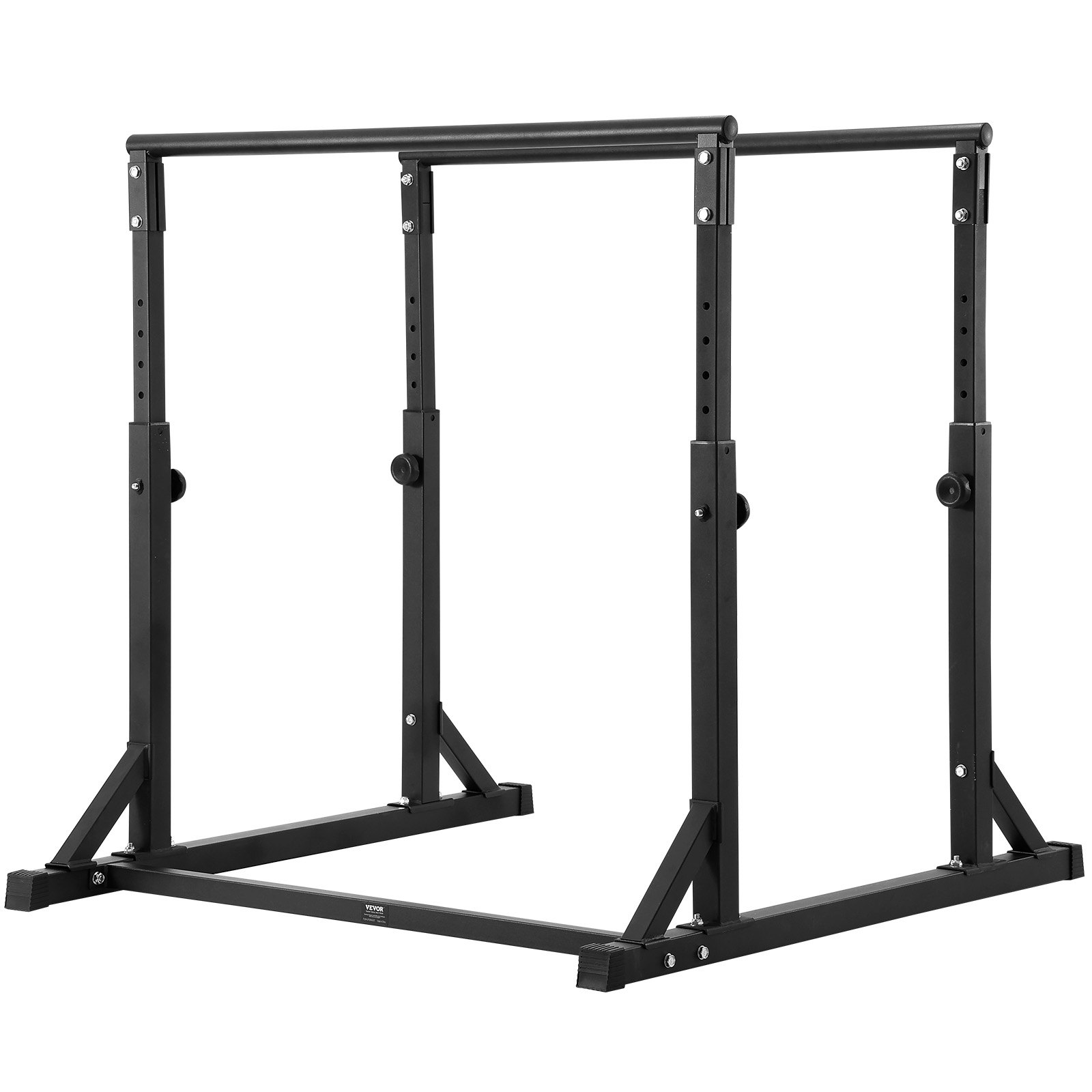 VEVOR Dip Bar, 800 lbs Capacity, Heave Duty Dip Stand Station with Adjustable Height, Fitness Workout Dip Bar Station Stabilizer Parallette Push Up Stand, Parallel Bars for Strength Training Home Gym - GNS Beauty & Personal Care