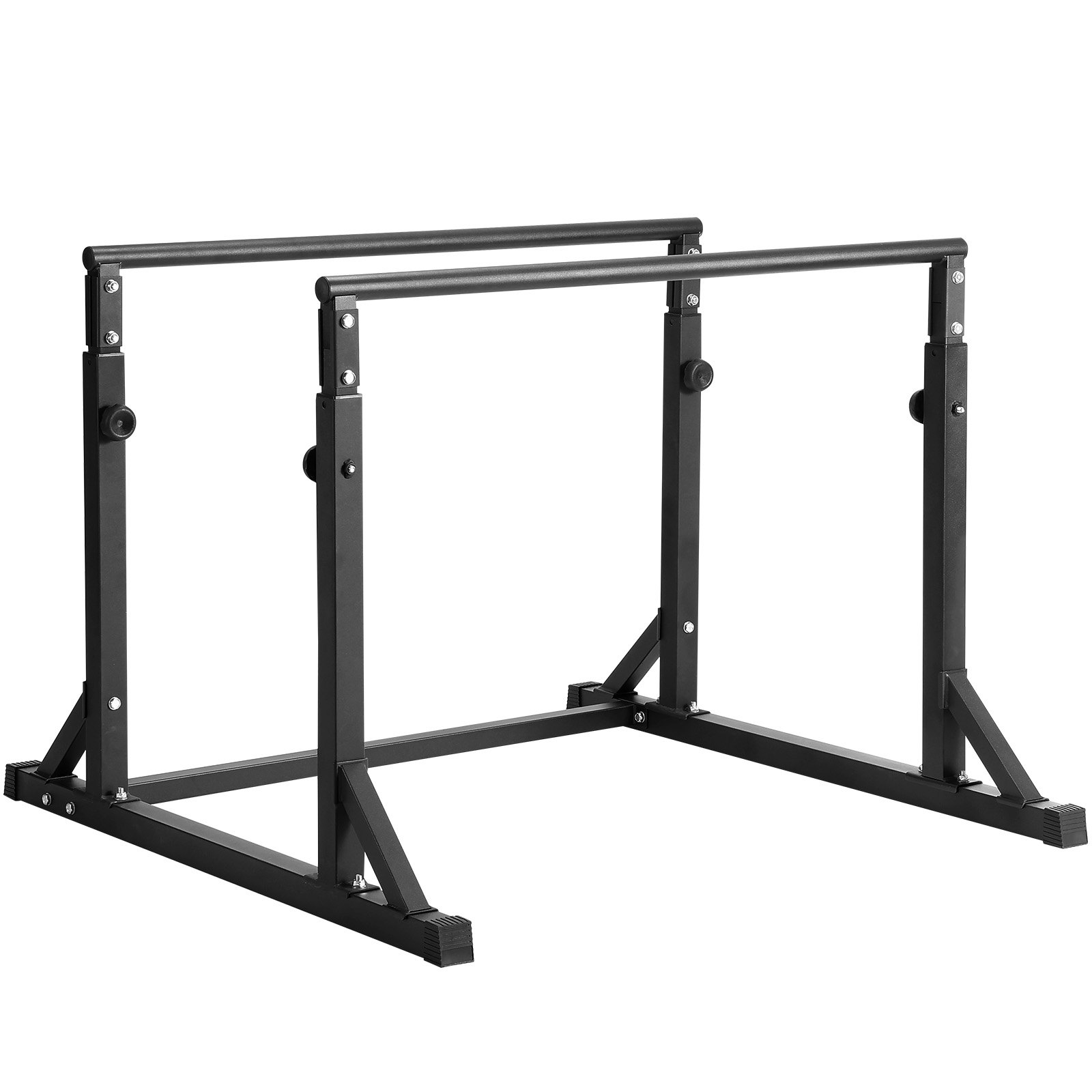VEVOR Dip Bar, 800 lbs Capacity, Heave Duty Dip Stand Station with Adjustable Height, Fitness Workout Dip Bar Station Stabilizer Parallette Push Up Stand, Parallel Bars for Strength Training Home Gym - GNS Beauty & Personal Care