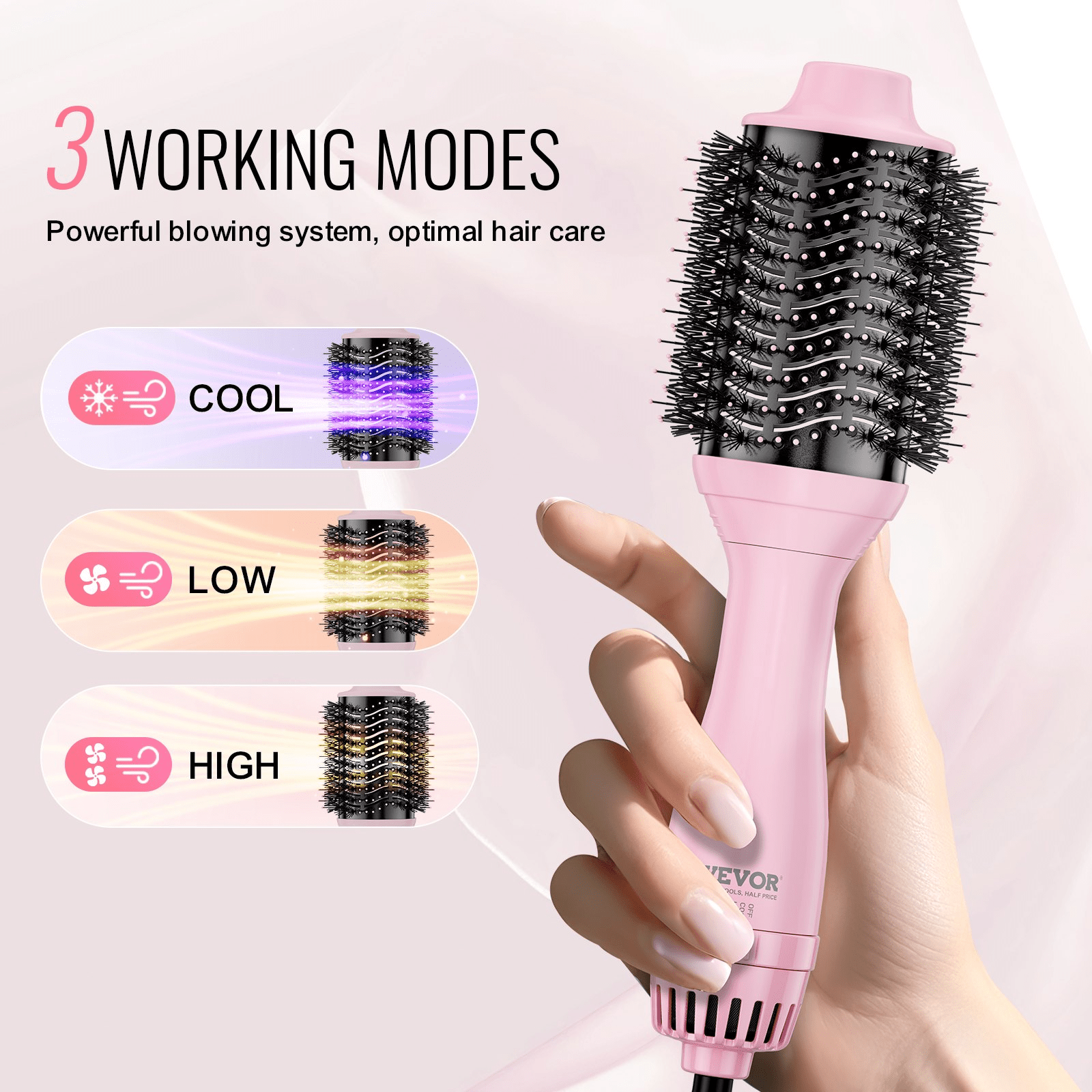 VEVOR Hair Blow Dryer Brush – Salon - Quality Styling Made Simple - GNS Beauty & Personal Care