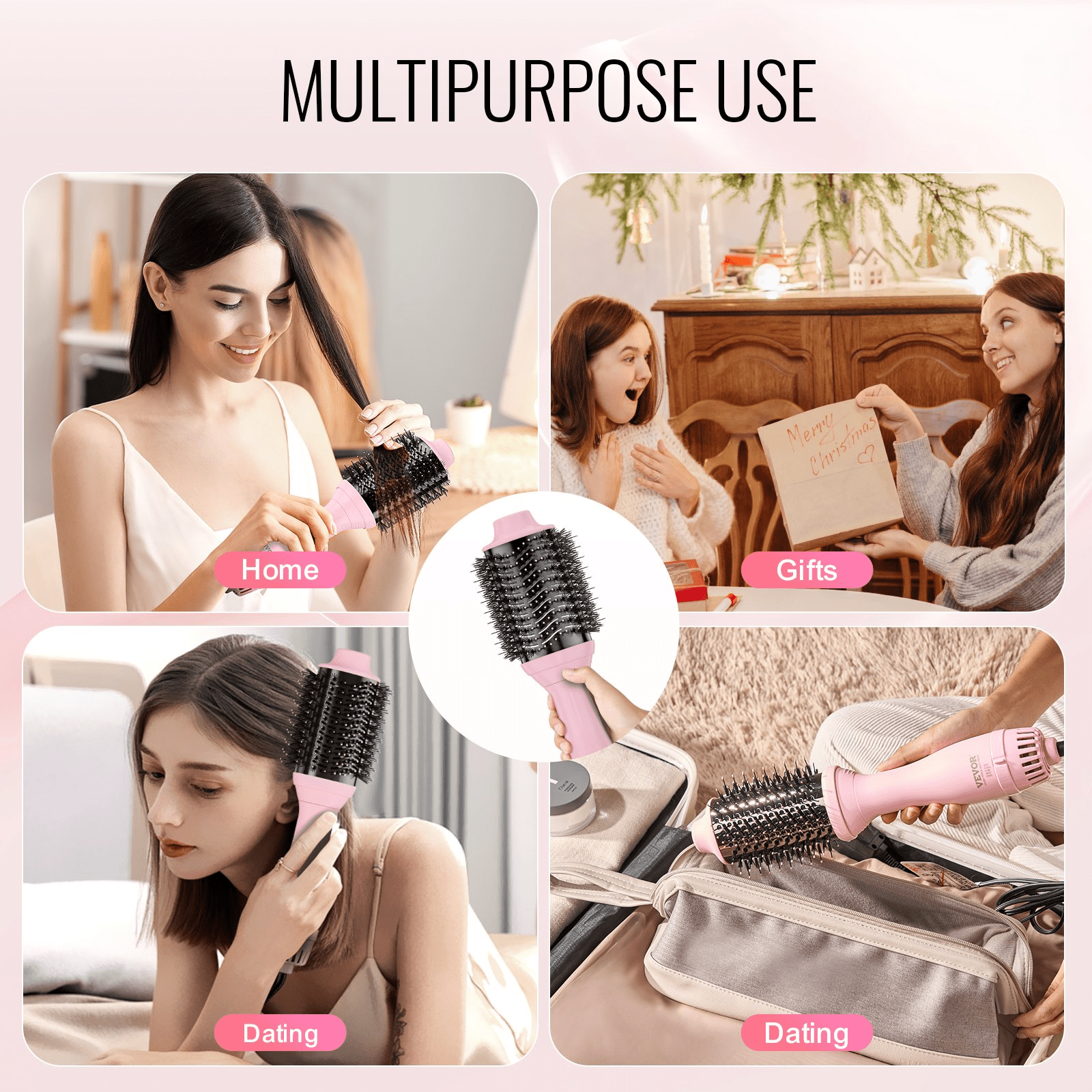 VEVOR Hair Blow Dryer Brush – Salon - Quality Styling Made Simple - GNS Beauty & Personal Care