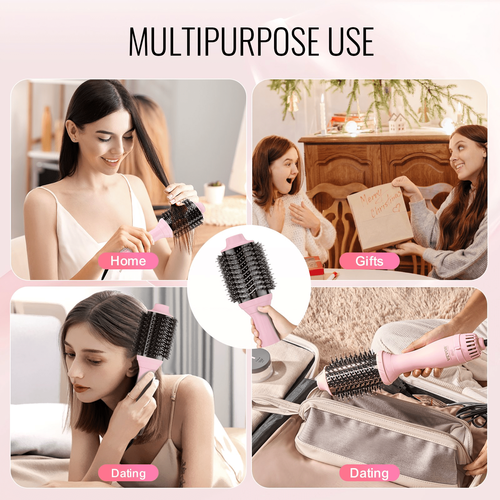 VEVOR Hair Blow Dryer Brush – Salon - Quality Styling Made Simple - GNS Beauty & Personal Care
