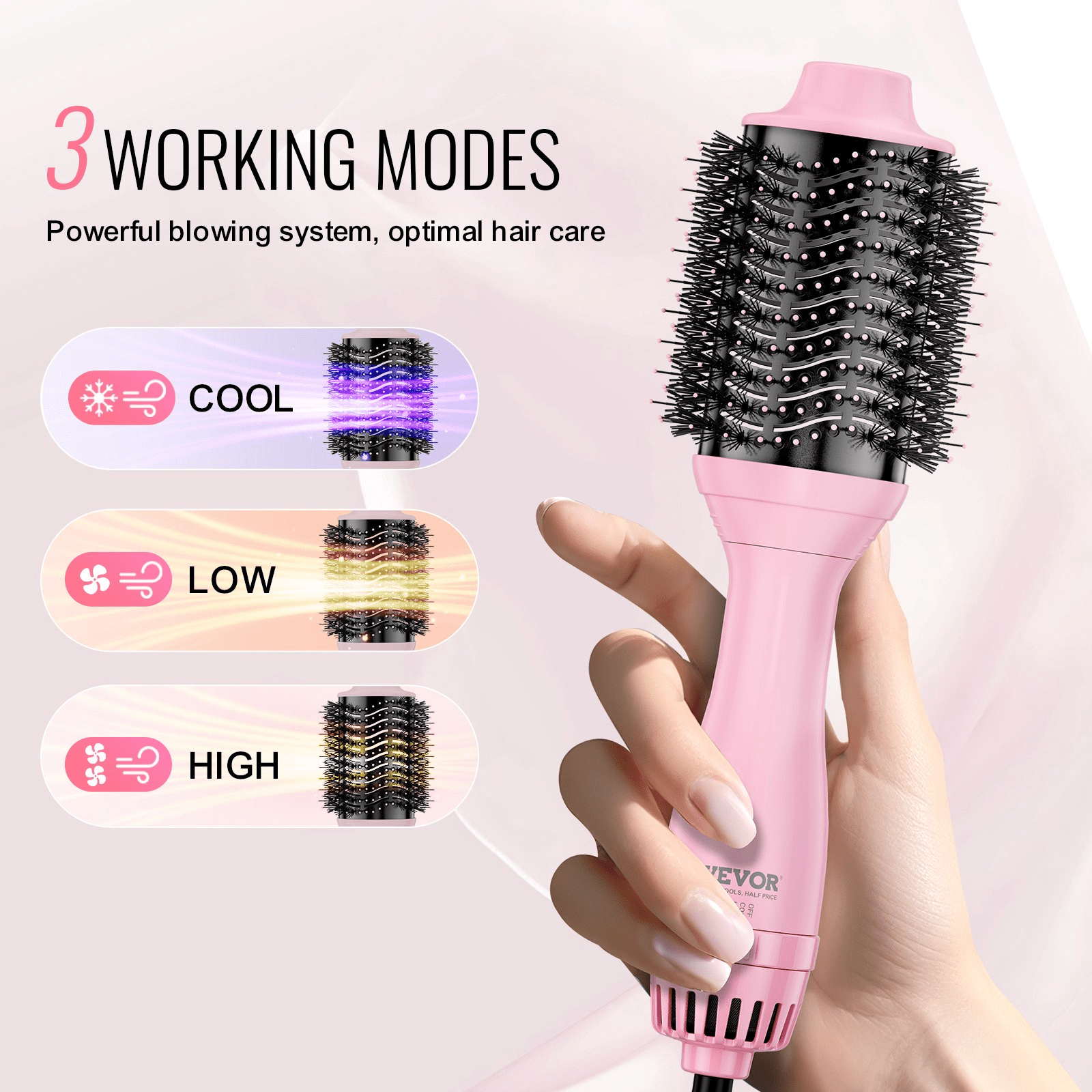 VEVOR Hair Blow Dryer Brush – Salon - Quality Styling Made Simple - GNS Beauty & Personal Care