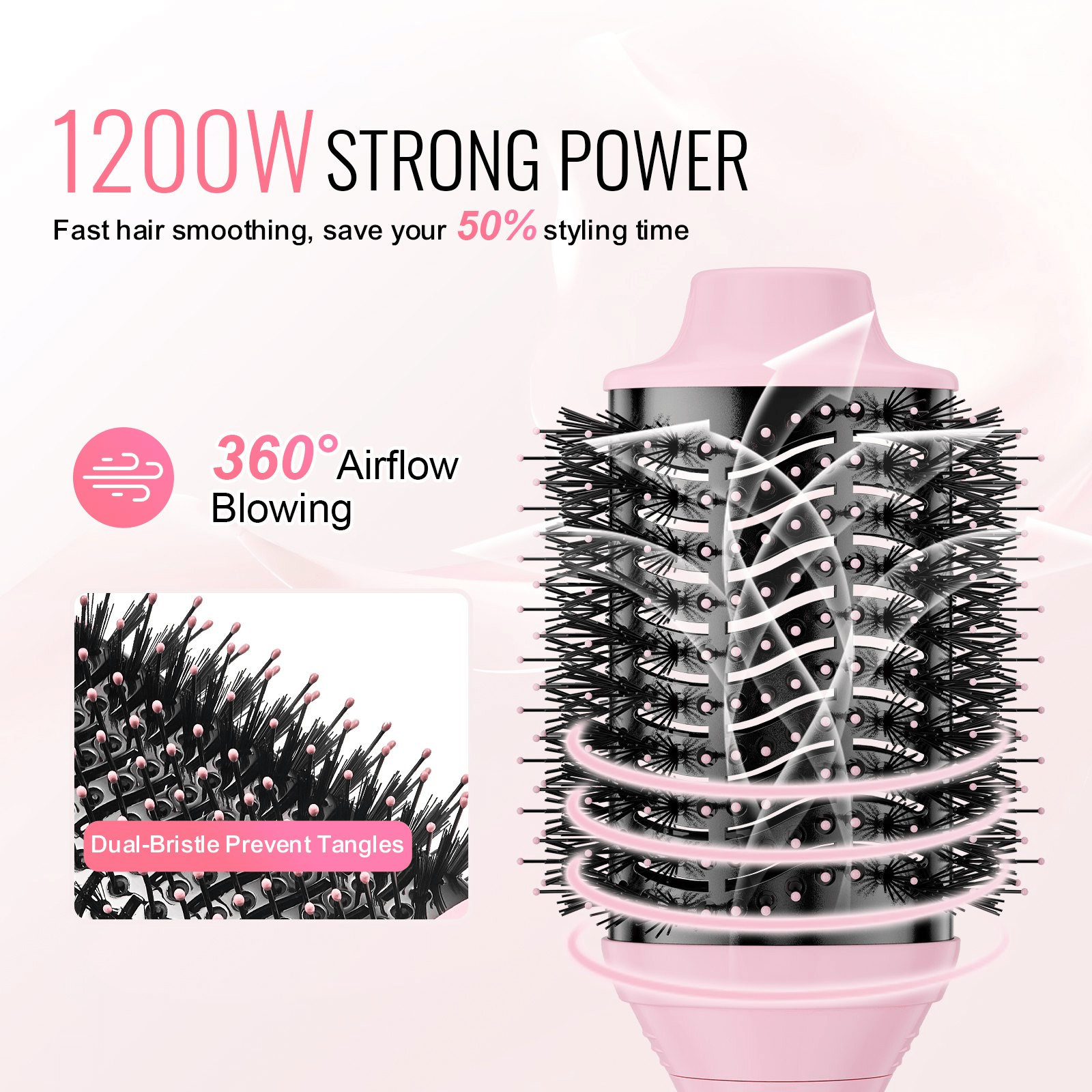VEVOR Hair Blow Dryer Brush – Salon - Quality Styling Made Simple - GNS Beauty & Personal Care