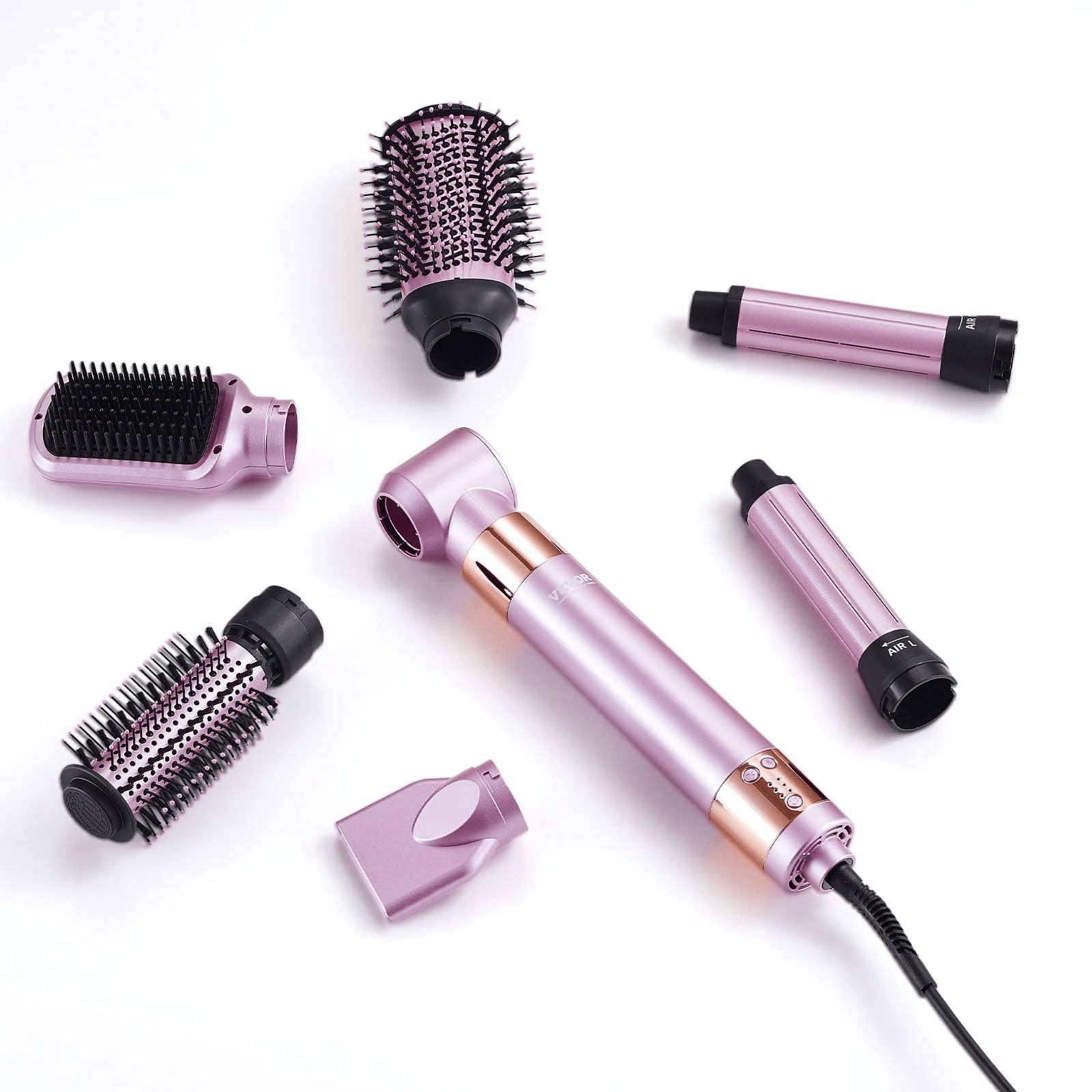 VEVOR Hair Dryer Brush – 6 - in - 1 Multi Hair Styler for Volumizing, Styling & Curling - GNS Beauty & Personal Care