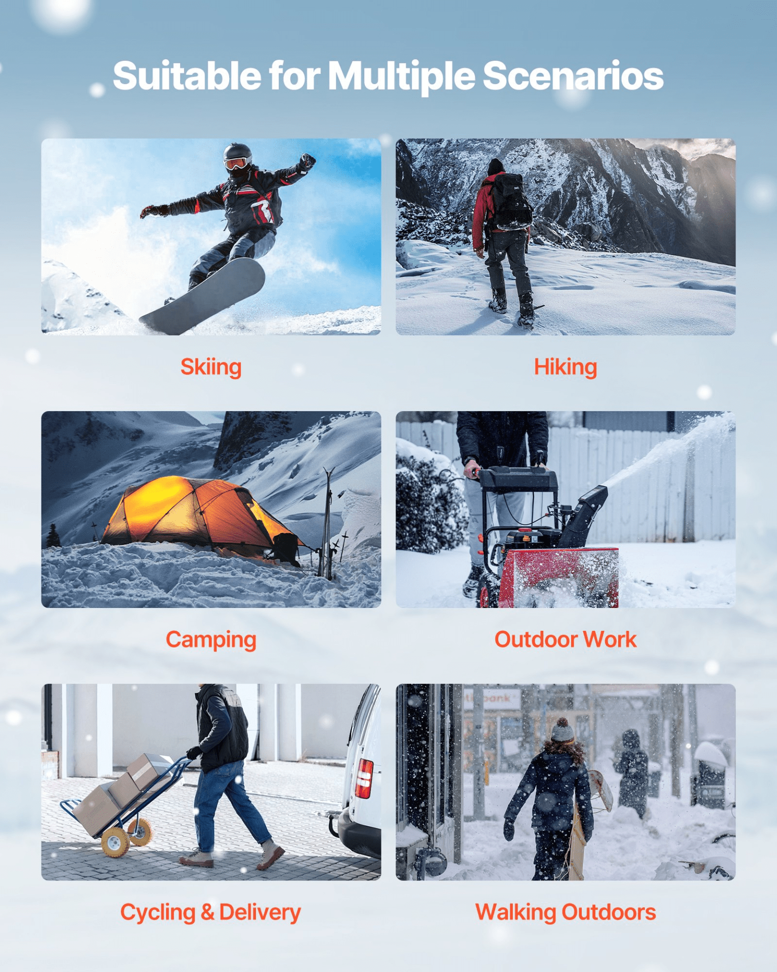 VEVOR Heated Vest, Women Electric Heating Vest with 16000 mAh Battery Pack, 8 Heating Zones Lightweight Rechargeable Winter - Vest with 3 Levels, for Outdoor Hiking Camping Fishing Skiing, Size S - GNS Beauty & Personal Care