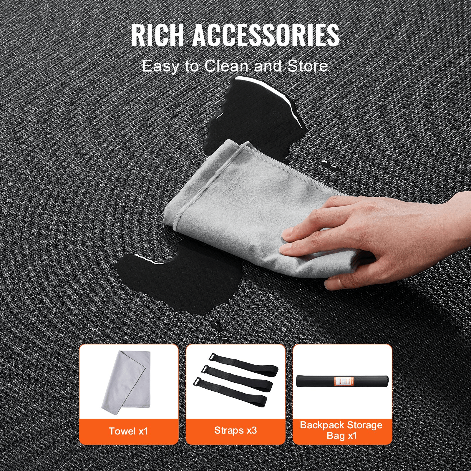 VEVOR Non - Slip High - Density Exercise Mat – Premium Comfort & Stability for Yoga & Fitness - GNS Beauty & Personal Care