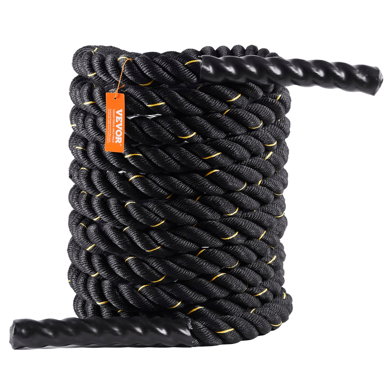 VEVOR Premium Battle Rope - 1.5" x 30ft for Home Gym & Strength Training - GNS Beauty & Personal Care