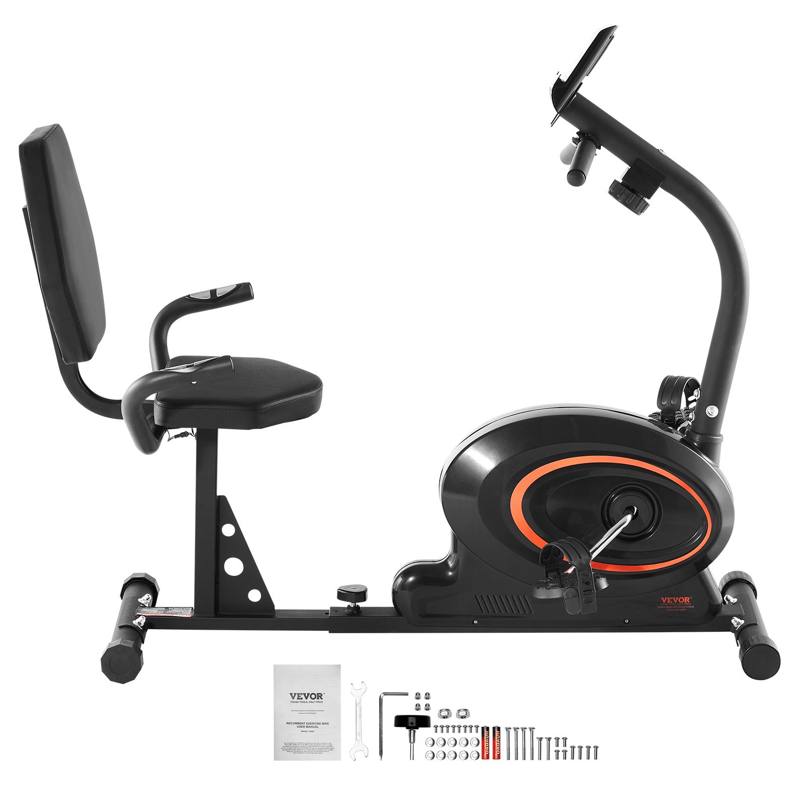 VEVOR Recumbent Exercise Bike – Magnetic Resistance & Comfortable Design - GNS Beauty & Personal Care