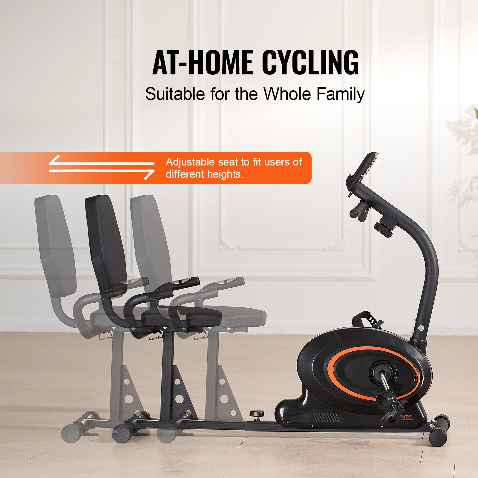 VEVOR Recumbent Exercise Bike – Magnetic Resistance & Comfortable Design - GNS Beauty & Personal Care