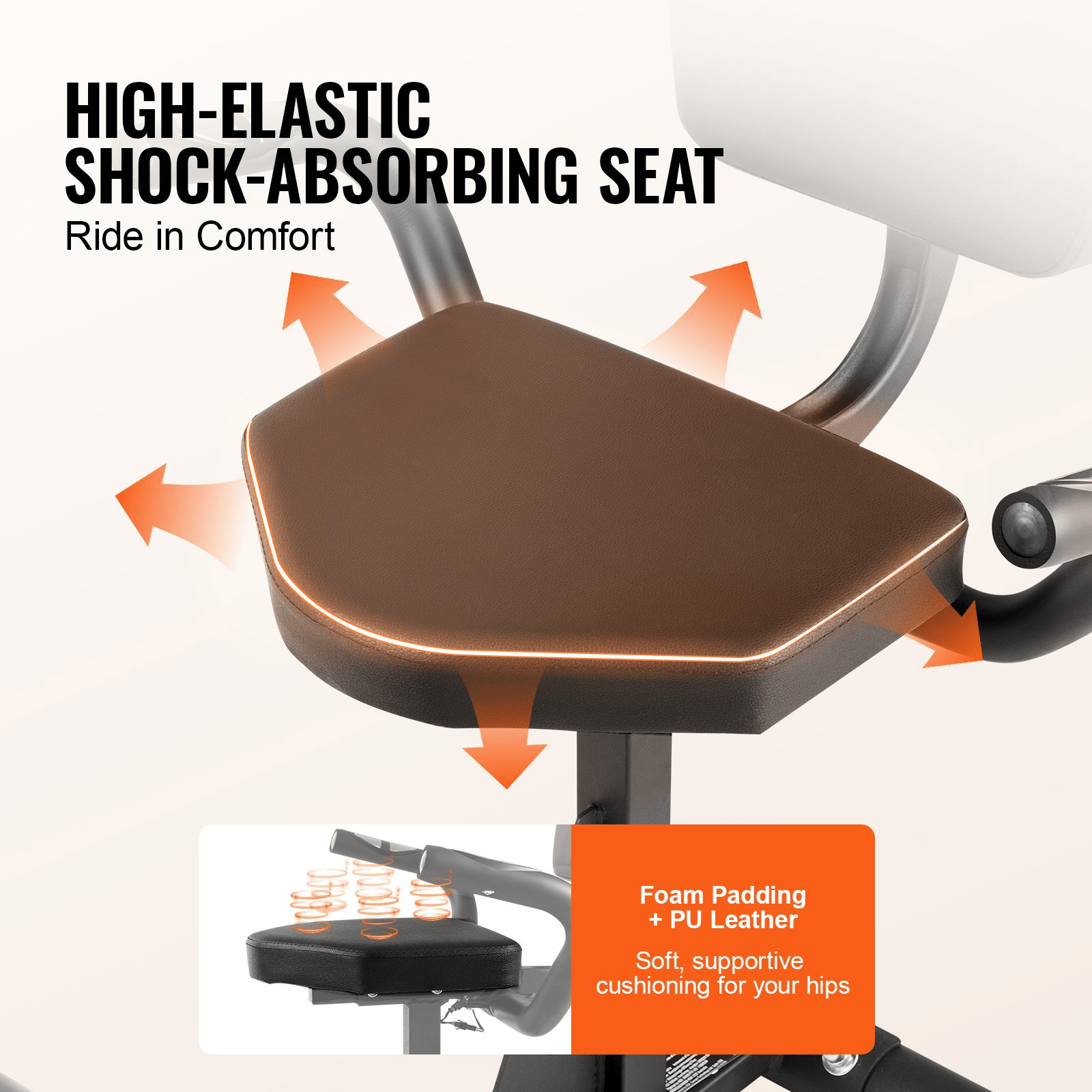 VEVOR Recumbent Exercise Bike – Magnetic Resistance & Comfortable Design - GNS Beauty & Personal Care