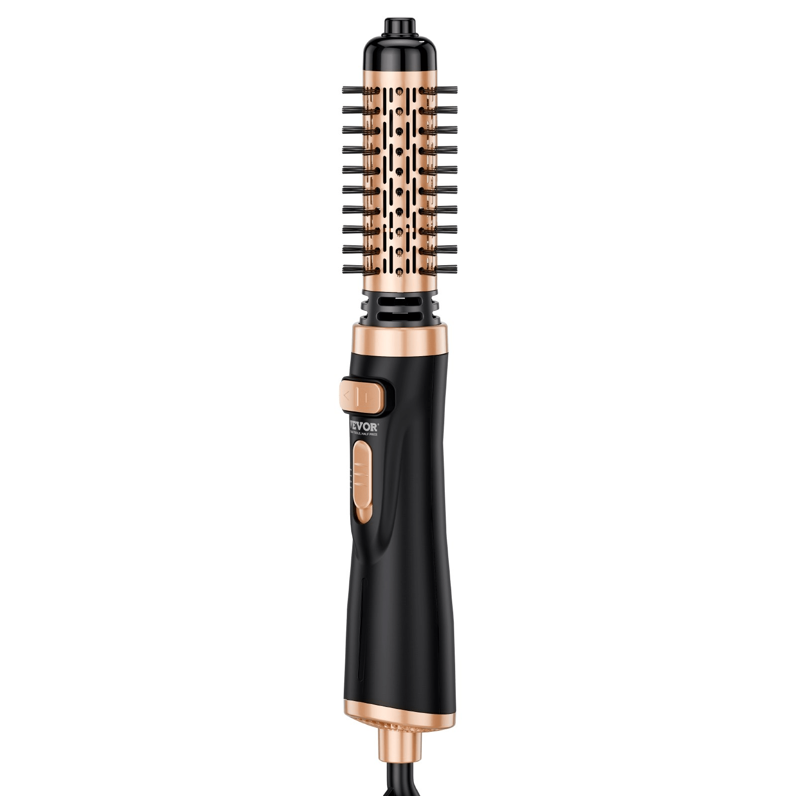 VEVOR Rotating Hair Dryer Brush Hot Air Styling Brush with 1.5" and 2" Head - GNS Beauty & Personal Care