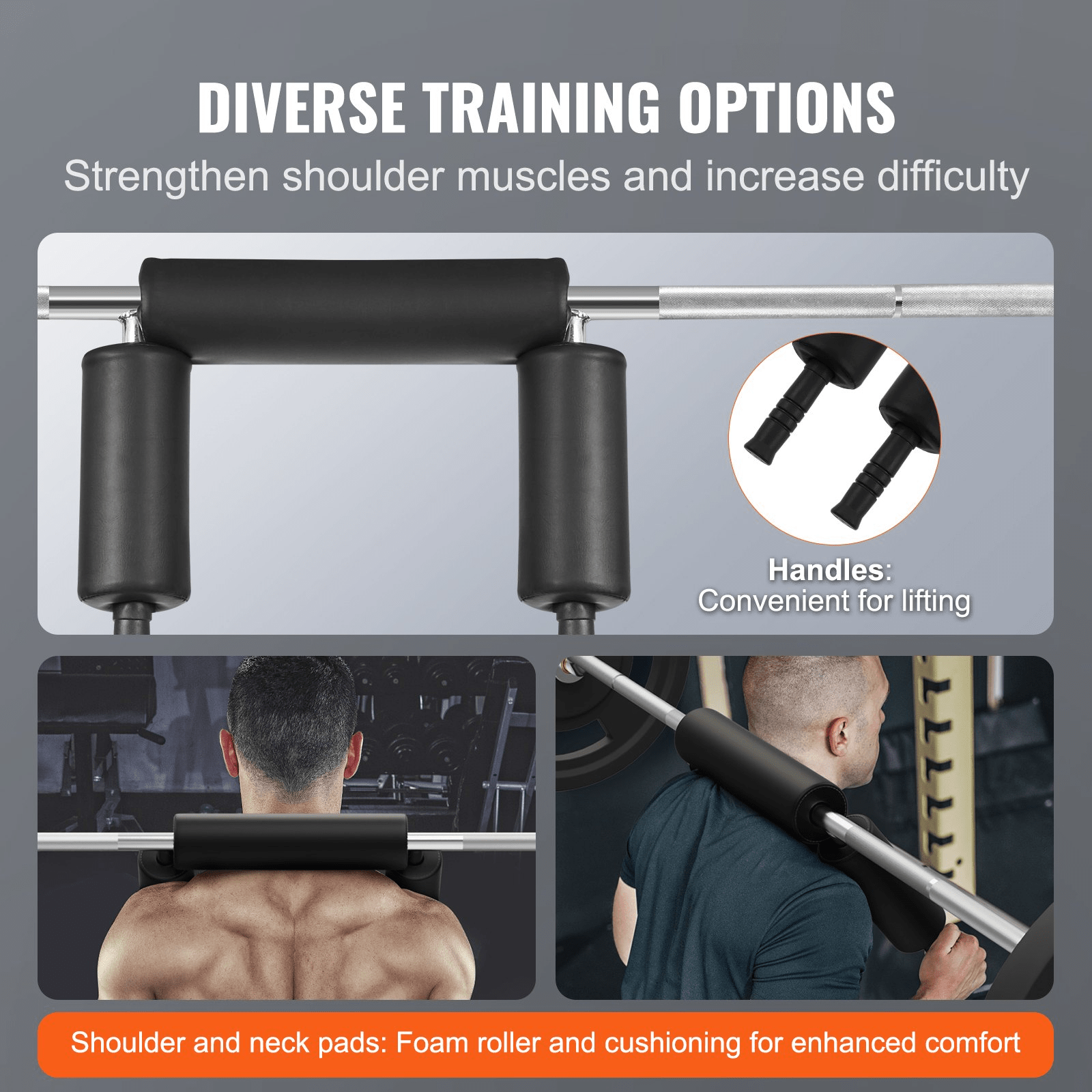 VEVOR Safety Squat Bar – 700 LBS Heavy - Duty Fitness Bar for Strength & Rehab Training - GNS Beauty & Personal Care