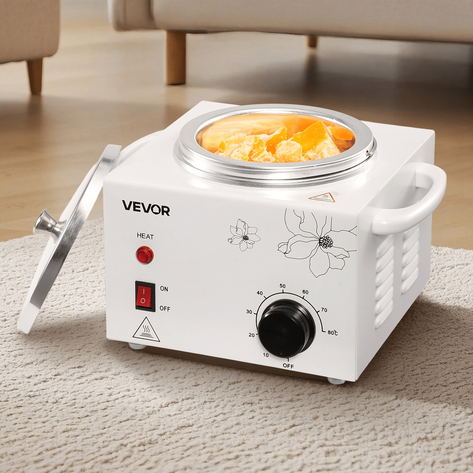 VEVOR Single Wax Warmer 600ML Professional Waxing Heater Pot for Hair Removal - GNS Beauty & Personal Care