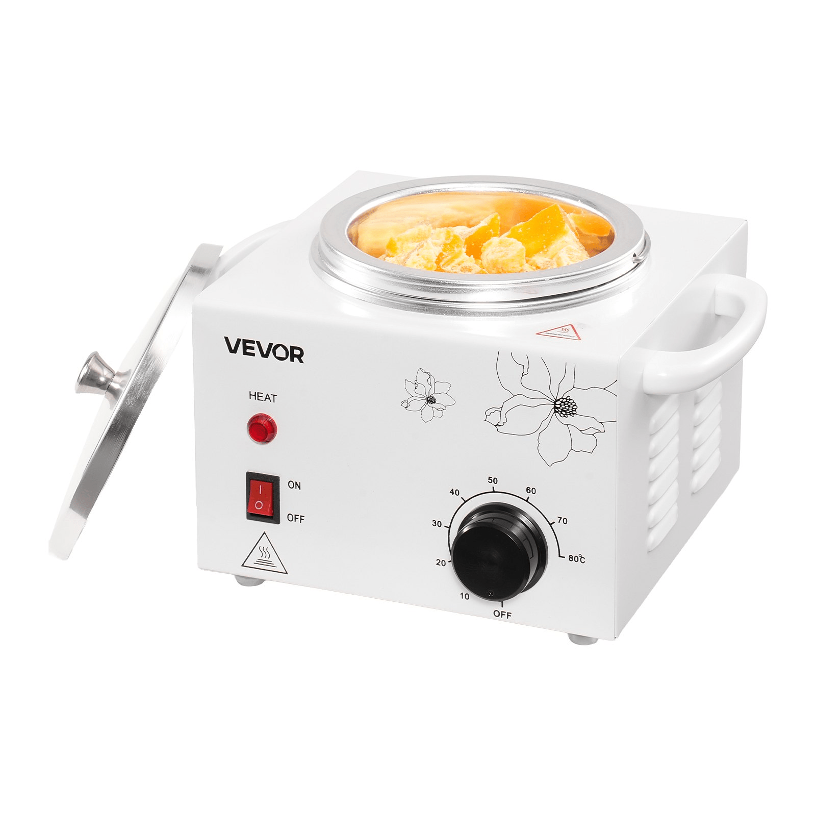 VEVOR Single Wax Warmer 600ML Professional Waxing Heater Pot for Hair Removal - GNS Beauty & Personal Care