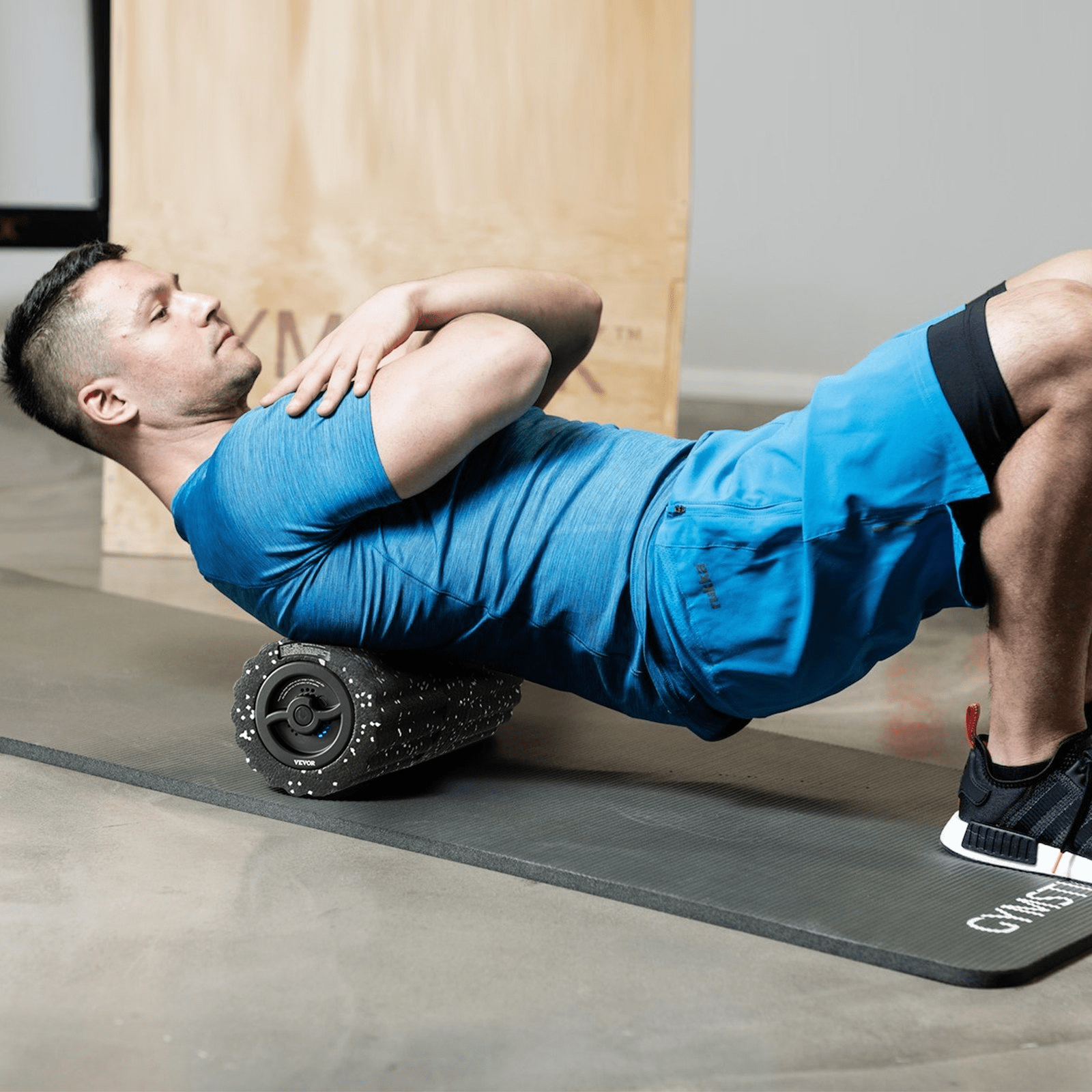 VEVOR Vibrating Foam Roller 4 Intensities Rechargeable Electric EPP Foam Roller - GNS Beauty & Personal Care