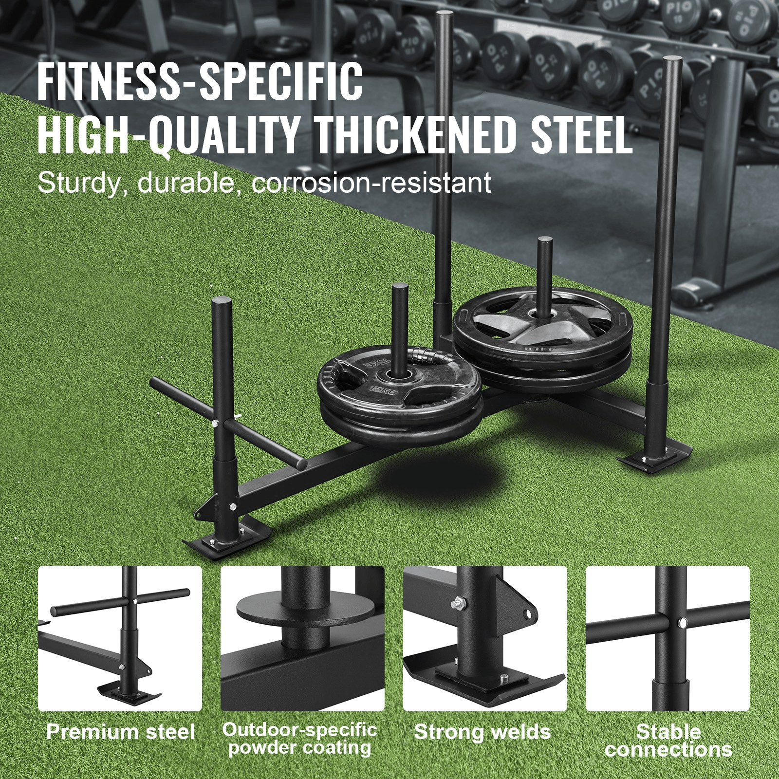 VEVOR Weight Training Sled – Push & Pull Power Trainer for Athletic Performance - GNS Beauty & Personal Care