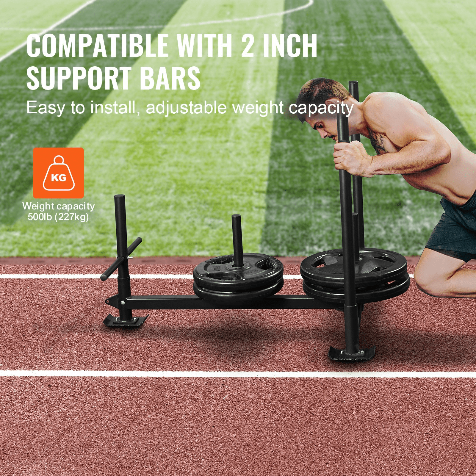 VEVOR Weight Training Sled – Push & Pull Power Trainer for Athletic Performance - GNS Beauty & Personal Care