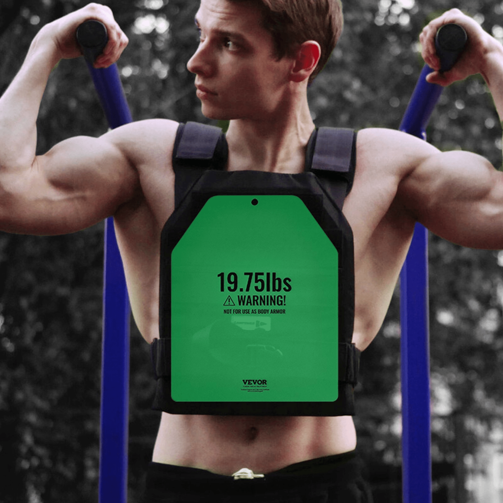 VEVOR Weight Vest Plates - 2x 19.75 LB Plates for Running & Strength Training - GNS Beauty & Personal Care