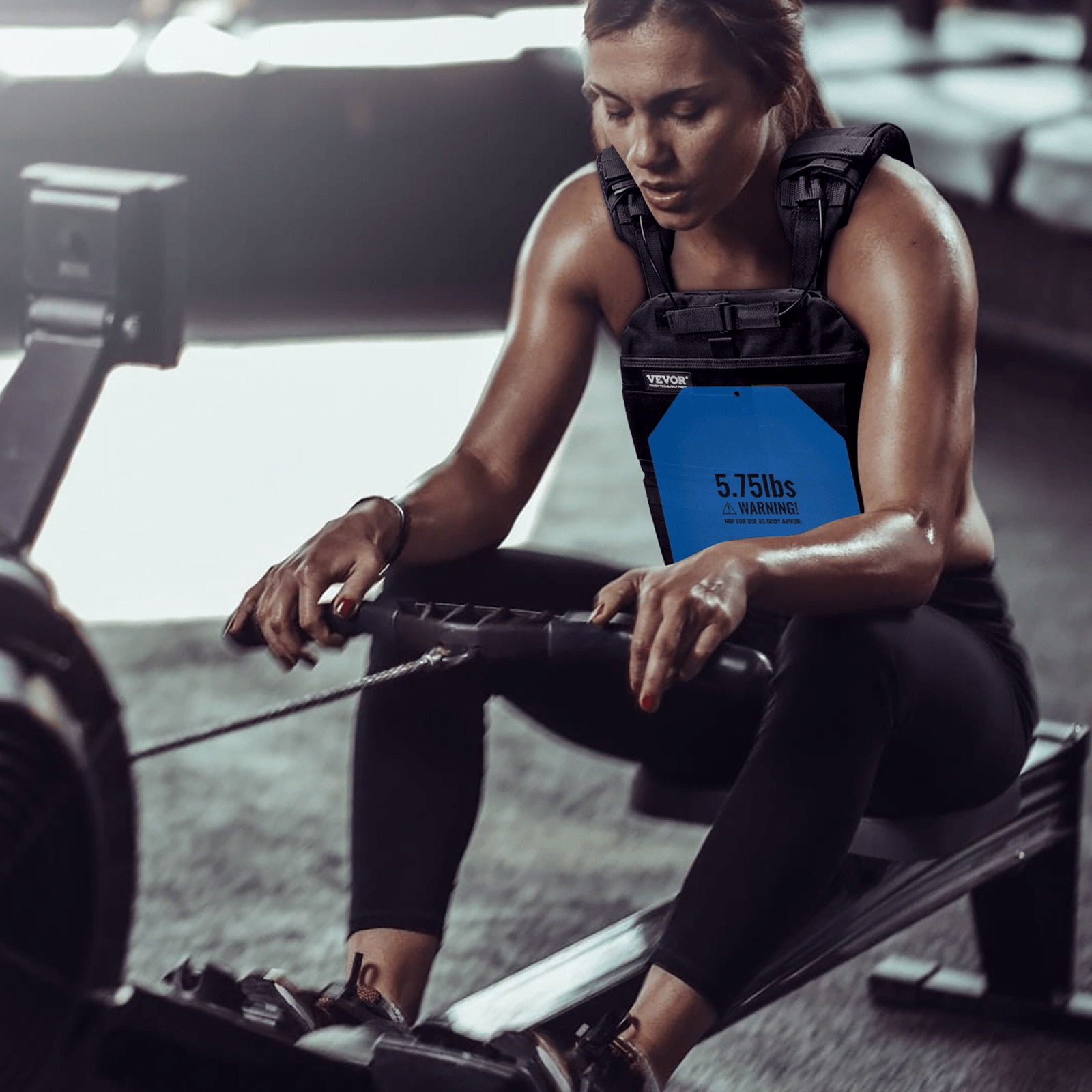VEVOR Weight Vest Plates - 2x 5.75 LB Plates for Running & Strength Training - GNS Beauty & Personal Care