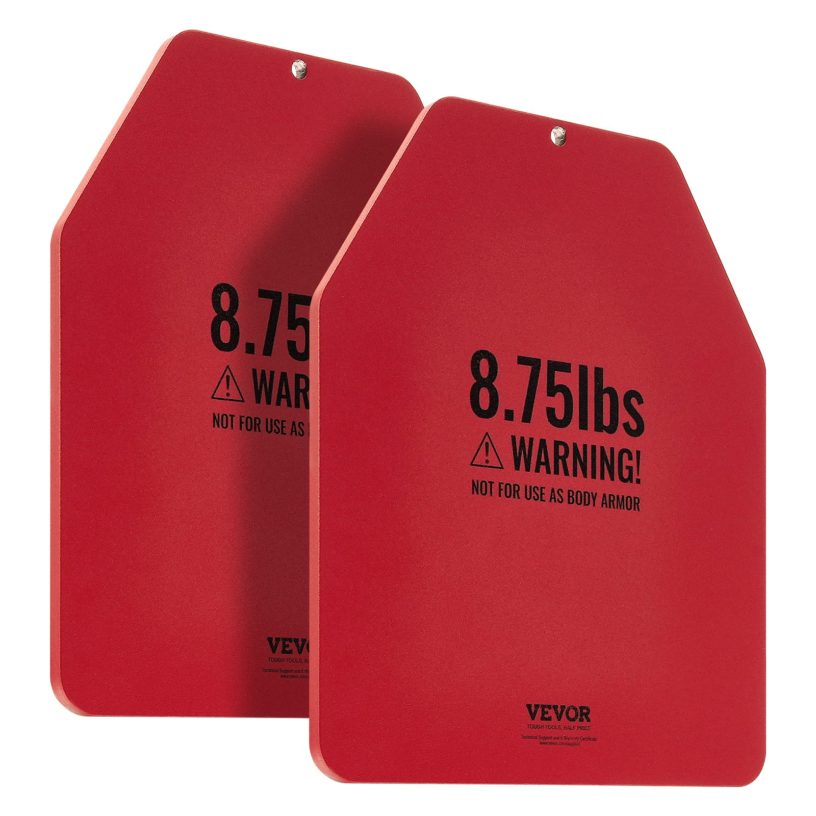 VEVOR Weight Vest Plates - 2x 8.75 LB Plates for Running & Strength Training - GNS Beauty & Personal Care
