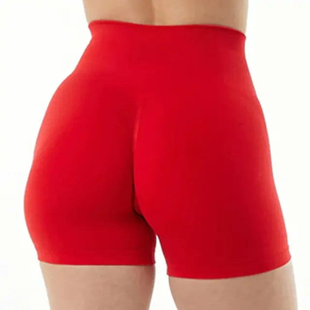 High-Waisted Scrunch Butt Workout Shorts - Sculpt & Comfort