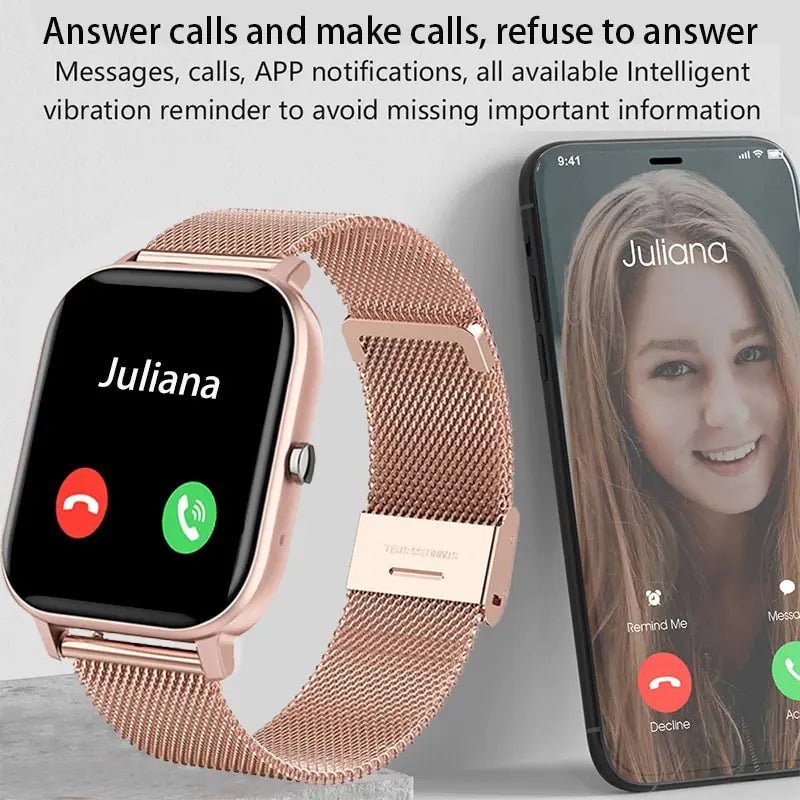 Waterproof Fitness Smartwatch with Touch Call – Your Ultimate Workout & Lifestyle Companion - GNS Beauty & Personal Care