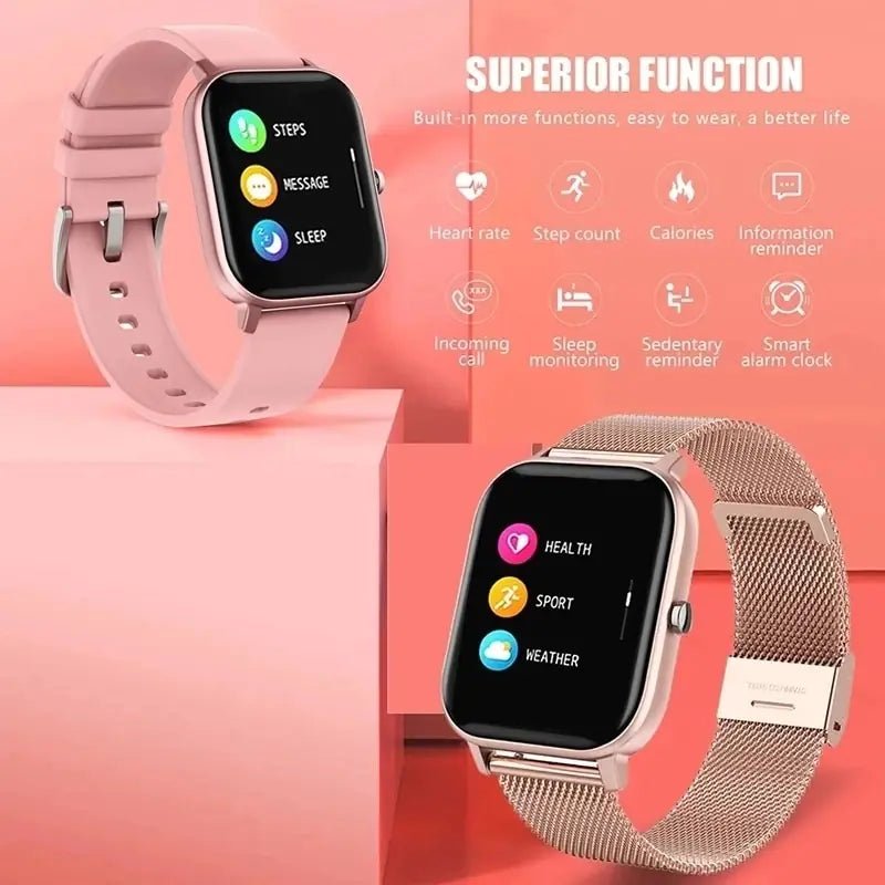 Waterproof Fitness Smartwatch with Touch Call – Your Ultimate Workout & Lifestyle Companion - GNS Beauty & Personal Care