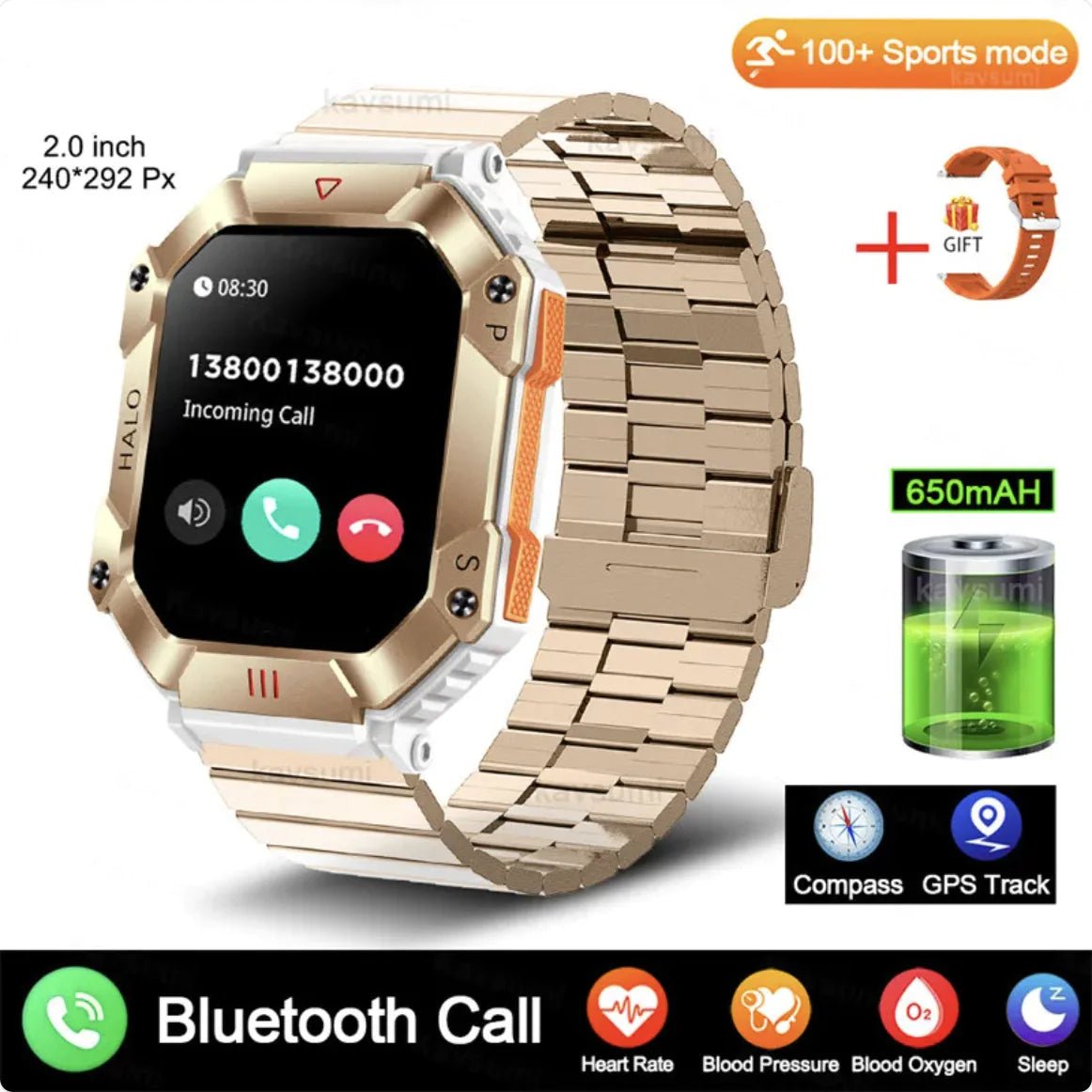 Women's Advanced Android GPS Fitness Smartwatch - GNS Beauty & Personal Care