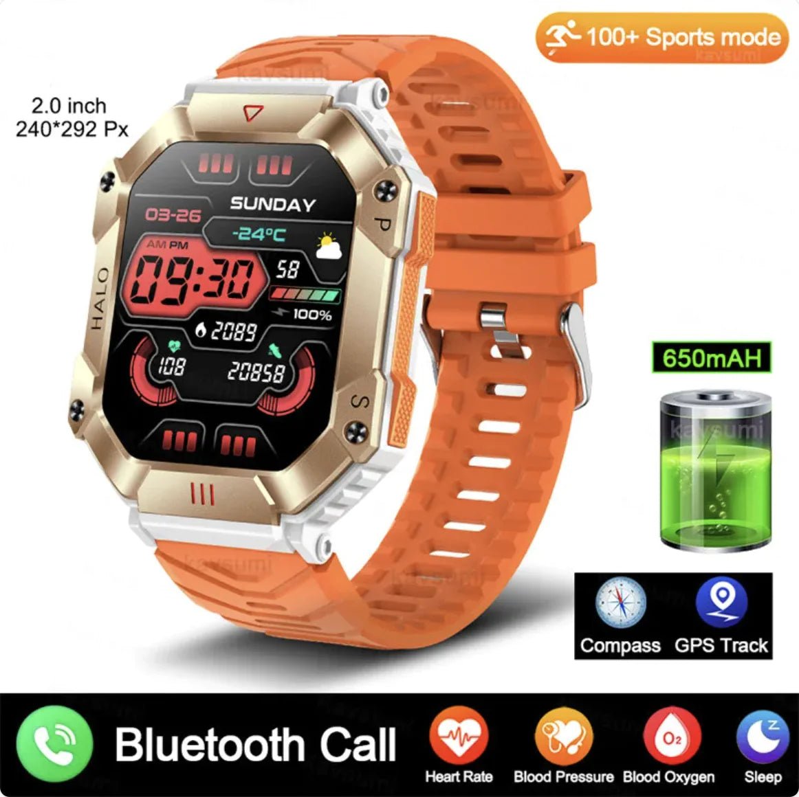Women's Advanced Android GPS Fitness Smartwatch - GNS Beauty & Personal Care
