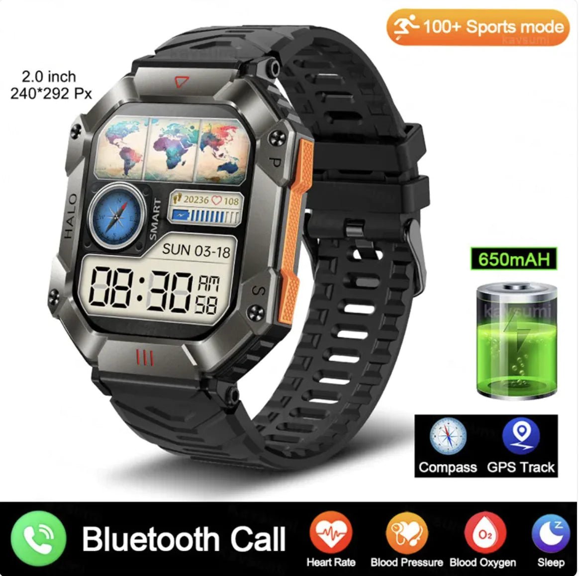 Women's Advanced Android GPS Fitness Smartwatch - GNS Beauty & Personal Care