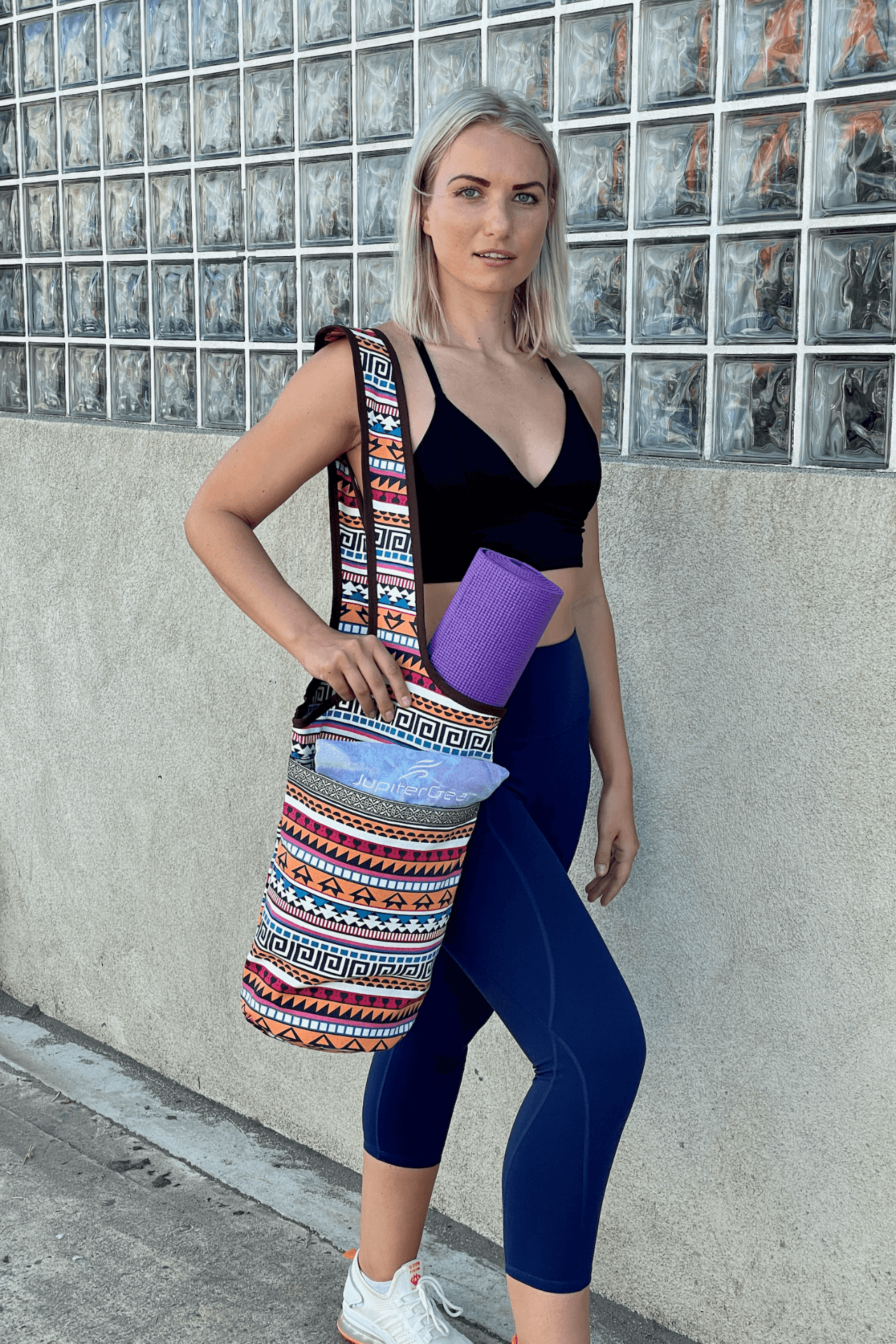 Yoga Mat Carrying Tote Bag – Durable, Spacious & Stylish for On - the - Go Fitness - GNS Beauty & Personal Care