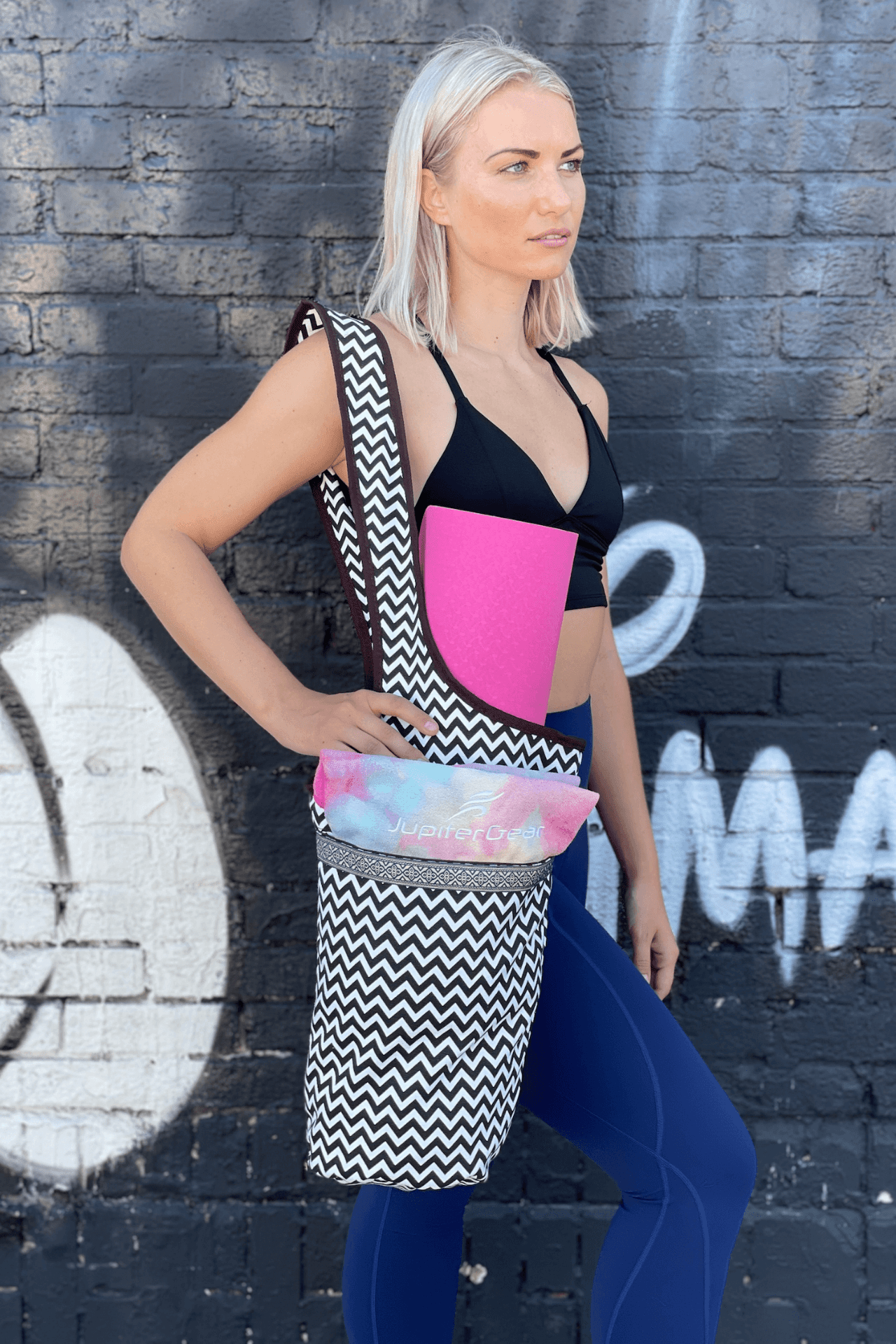 Yoga Mat Carrying Tote Bag – Durable, Spacious & Stylish for On - the - Go Fitness - GNS Beauty & Personal Care
