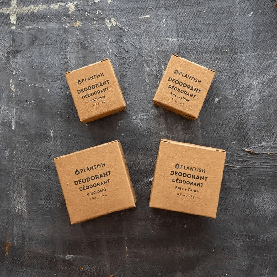 Zero Waste Deodorant Bar – Rose & Citrus (Vegan, Baking Soda–Free) - GNS Beauty & Personal Care