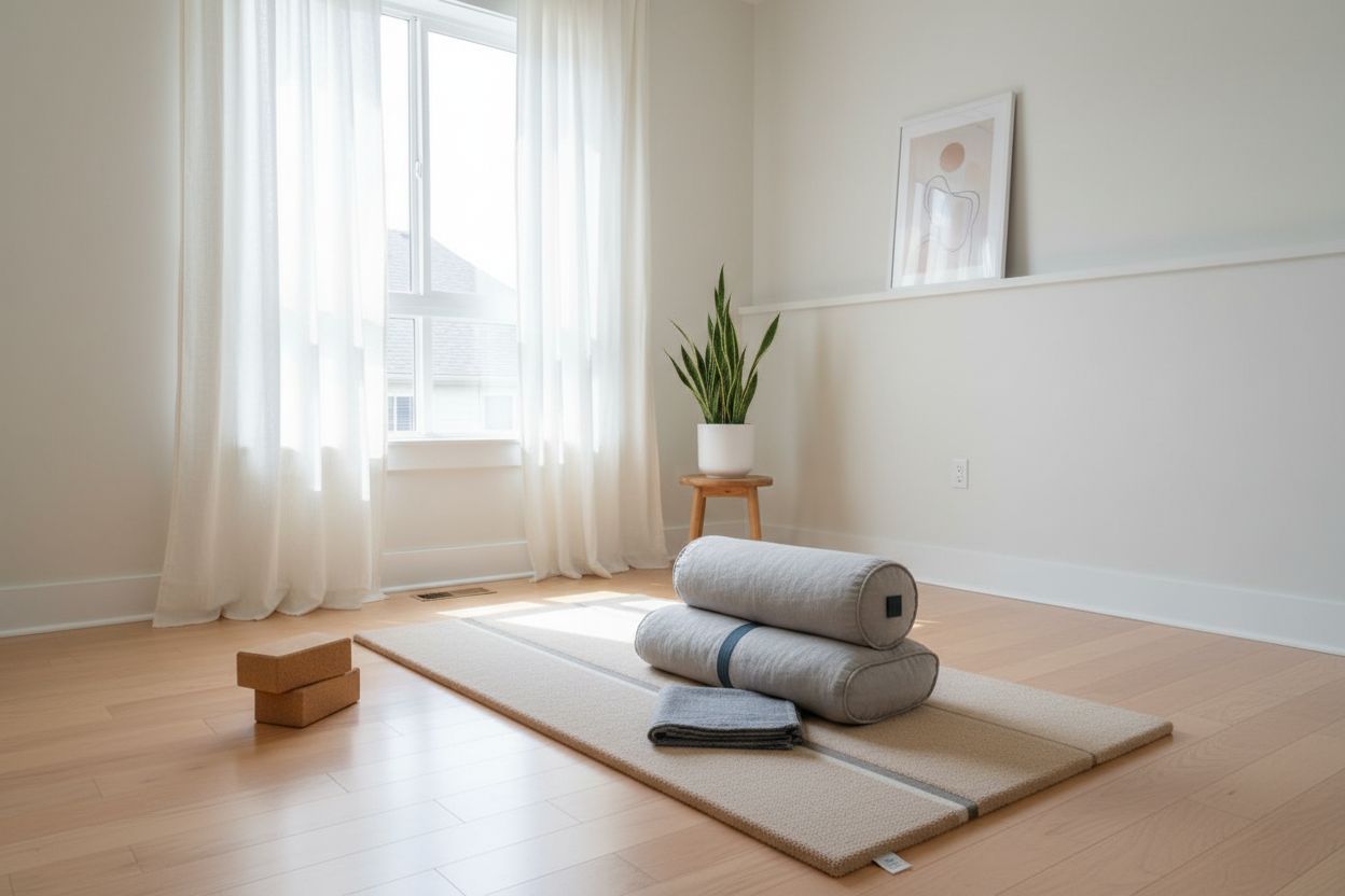 home yoga setup
