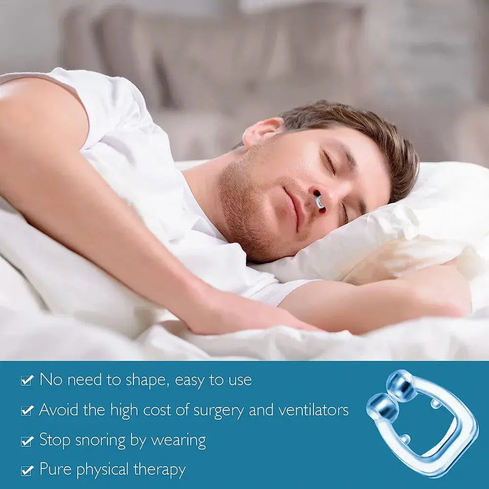 Silicone Magnetic Anti-Snoring Device