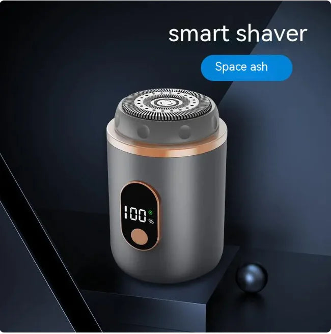 Rechargeable Mini Electric Shaver with LED Display