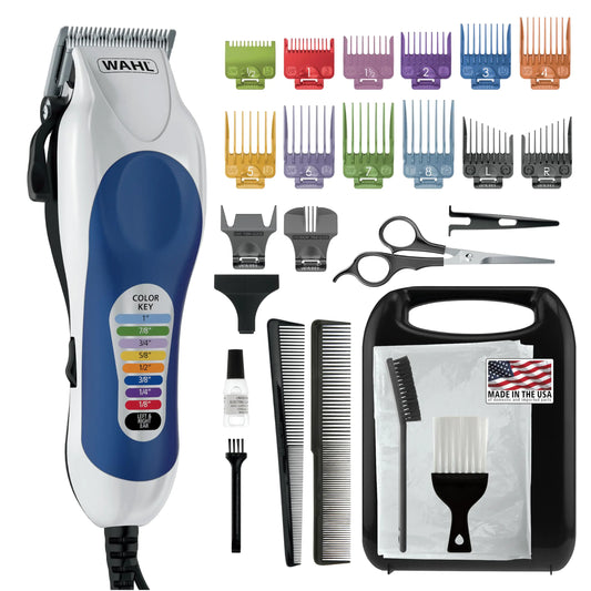 Wahl Color Pro Hair Clippers - Best Haircutting Kit for Fades, Trims, and Family Grooming