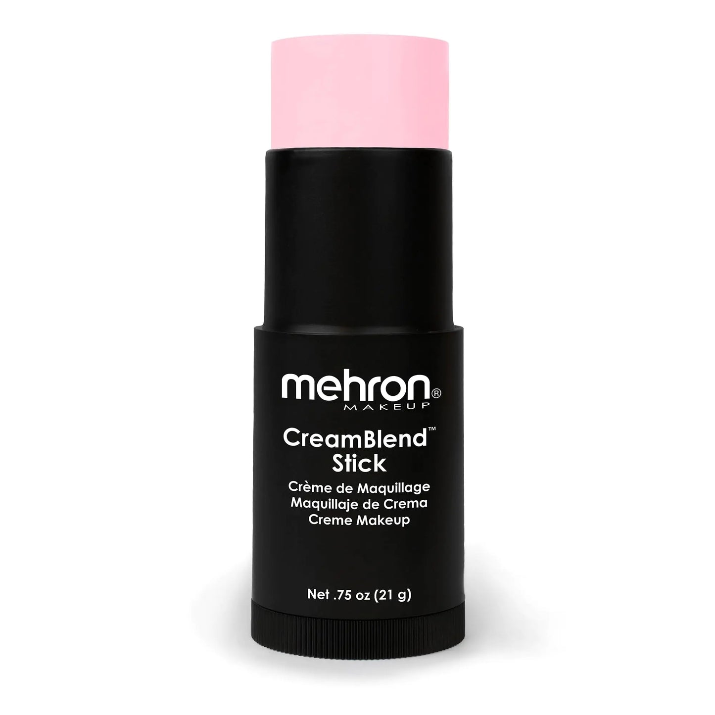 Mehron CreamBlend Stick | Pastel Pink Face Paint Stick for Face & Body Makeup, .75 oz