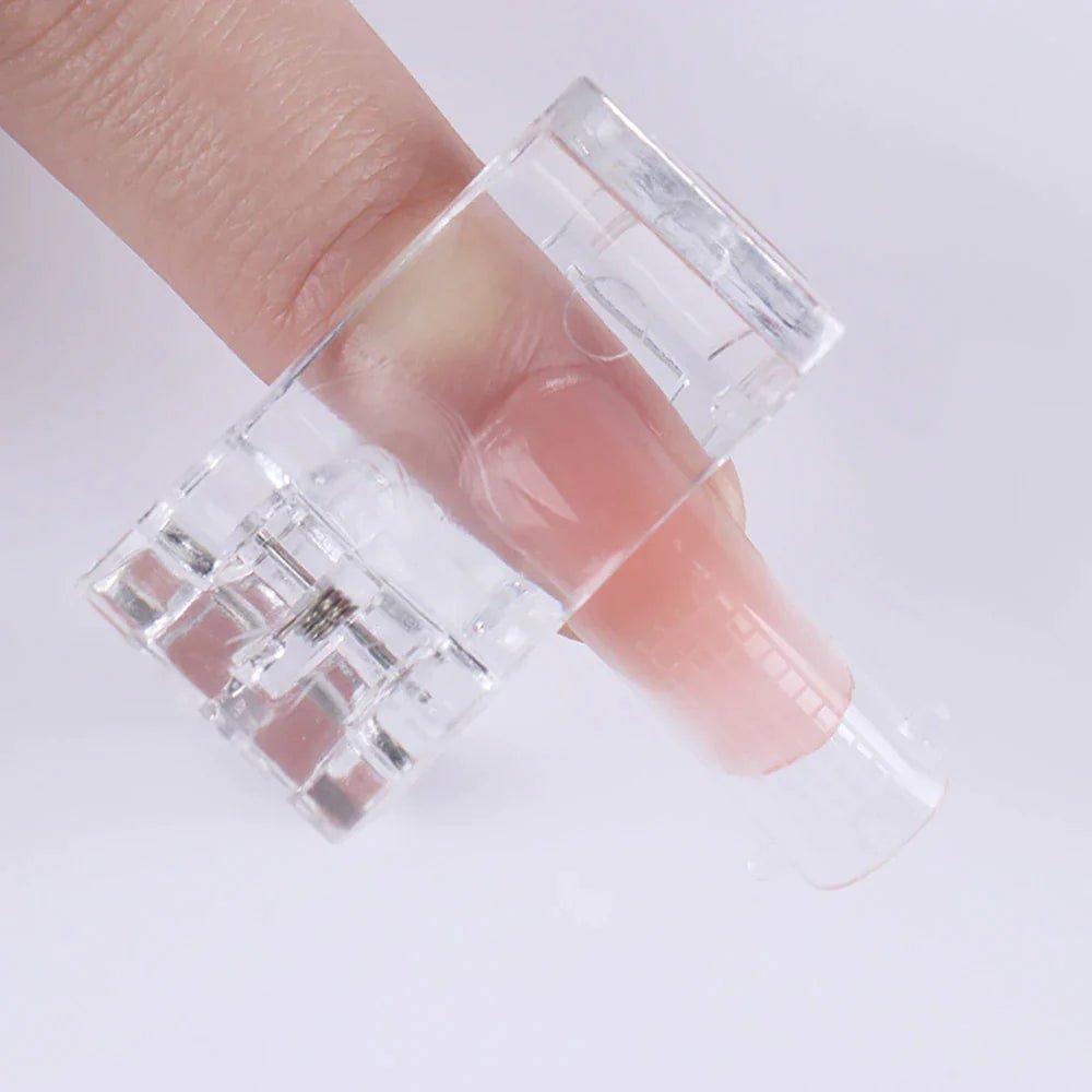 10 PCS Nail Tips Clip – Quick Poly Gel Extension Clamps for DIY & Salon Use - GNS Beauty & Personal Care