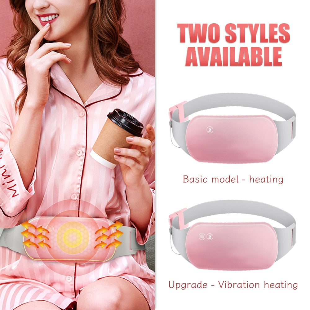 Menstrual Heating Pad for Cramps - Electric Heated Belt Massager