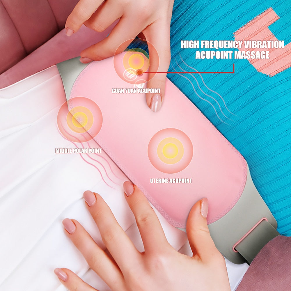 Menstrual Heating Pad for Cramps - Electric Heated Belt Massager