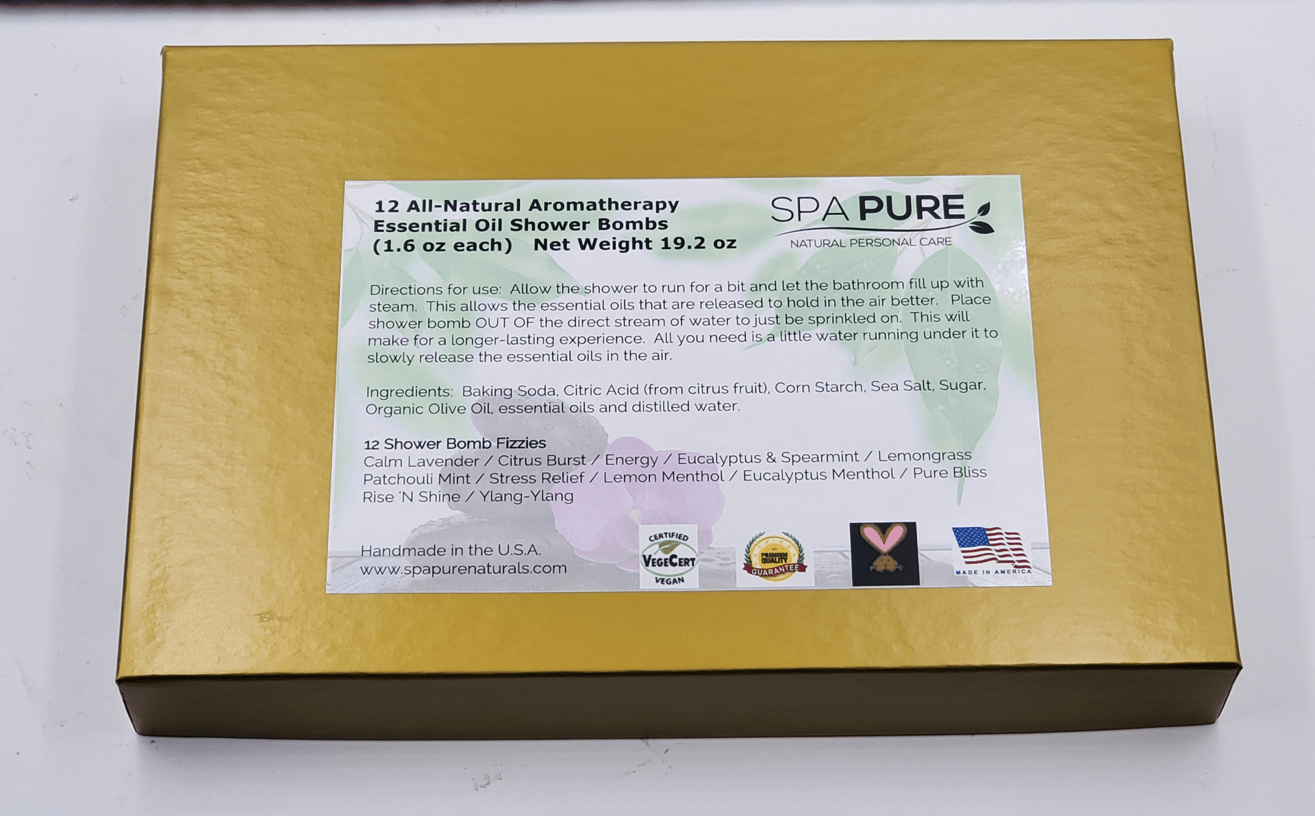 12 Aromatherapy Shower Steamers Gift Set - Popular Scents & 100% Essential Oils - GNS Beauty & Personal Care