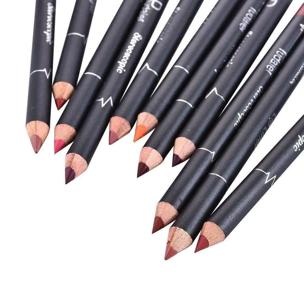 12 - Piece Waterproof Lipstick & Lip Liner Set | Matte Finish & Long Lasting - GNS Beauty & Personal Care