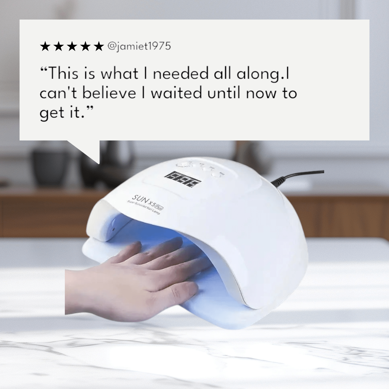 120W High Power UV LED Nail Lamp – Salon - Quality Curing at Home - GNS Beauty & Personal Care