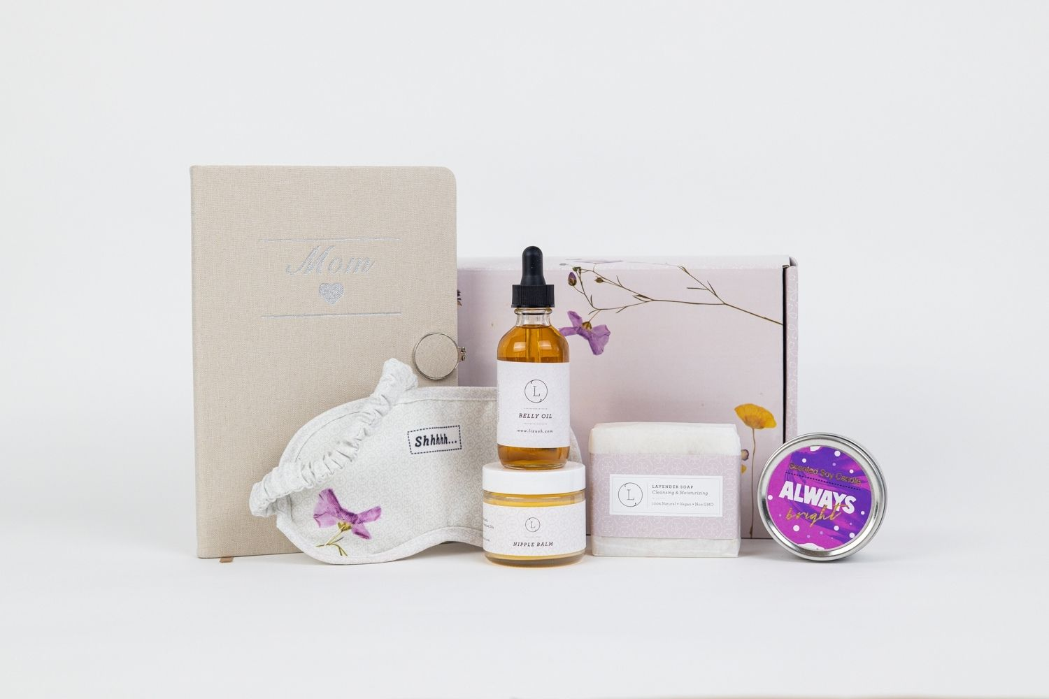 Customized Mom Care Package - Deluxe Self-Care Gift Box.
