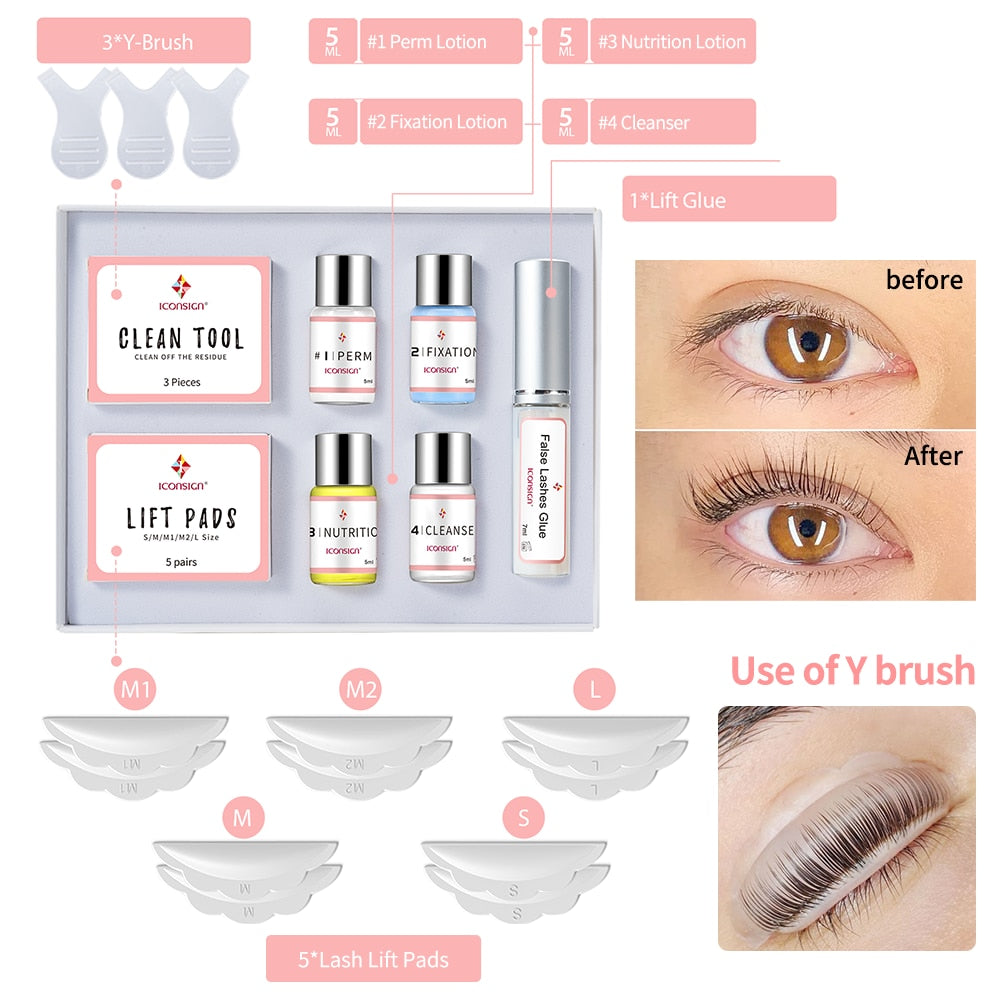 ICONSIGN Eyelash Lift Kit – Effortless Salon-Quality Lashes at Home