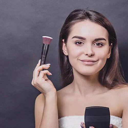 14 - Piece Cruelty - Free Makeup Brush Set with Premium Rose Gold Design and Travel Case - GNS Beauty & Personal Care